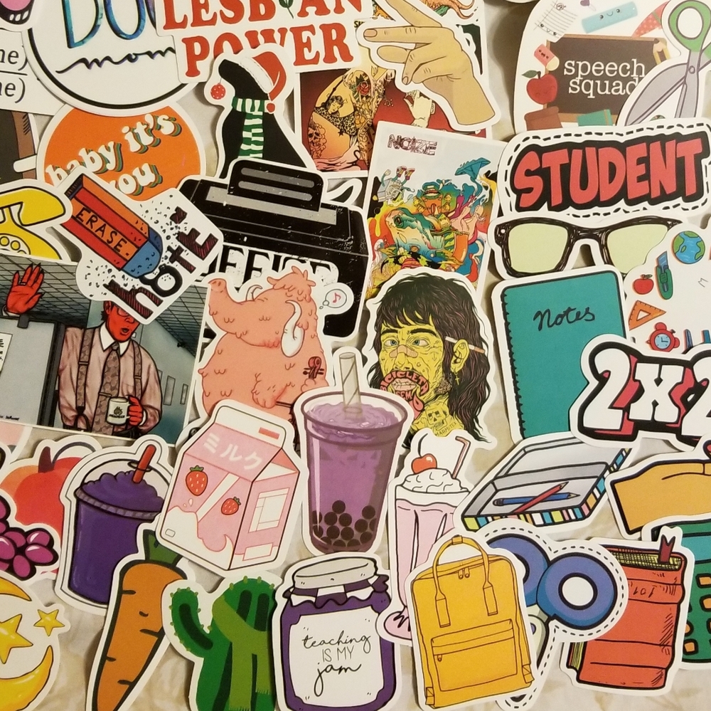 4/$12 Sale NEW Fun Mystery Sticker Bundle - Picture 4 of 5